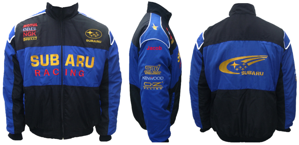 Subaru Rally Racing Uniform Subaru Racing Jacket - Racing Empire