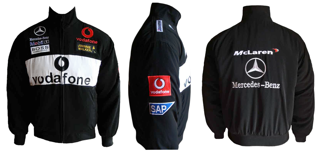 Mercedes Jacket Vodafone Black-White