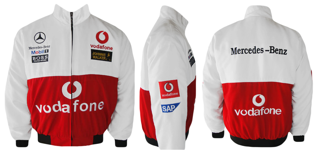 Mercedes Vodafone Santander Jacket- Racing Empire