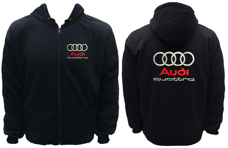 Audi Quattro Hoodie Black