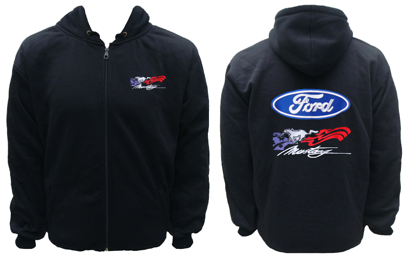 Ford Mustang Hoodie Black