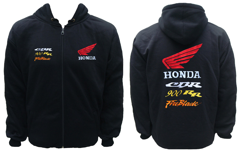 Honda Fire Blade Hoodie Black