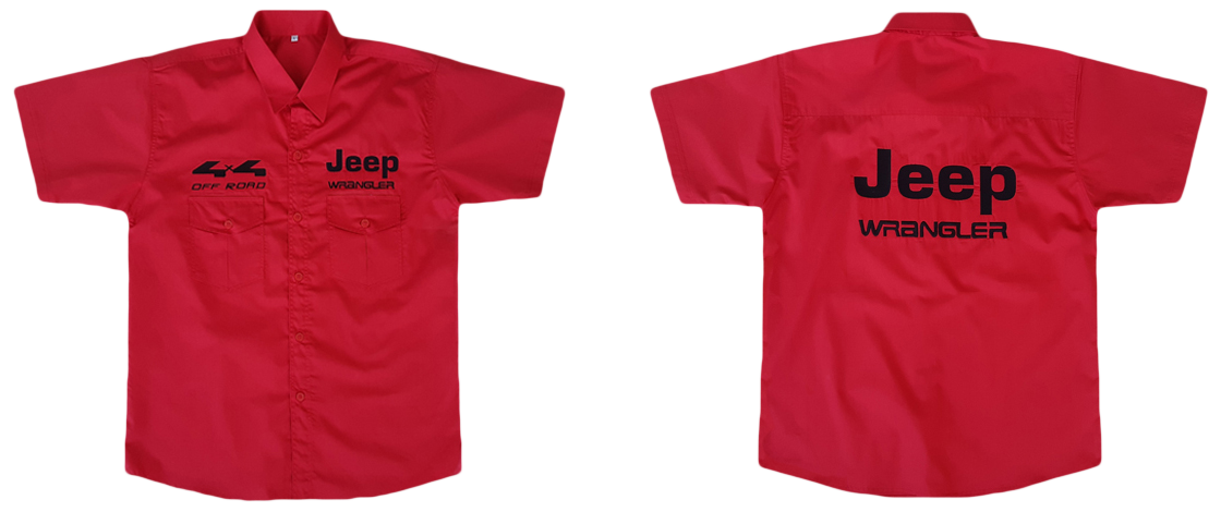 JEEP WRANGLER SHIRT RED