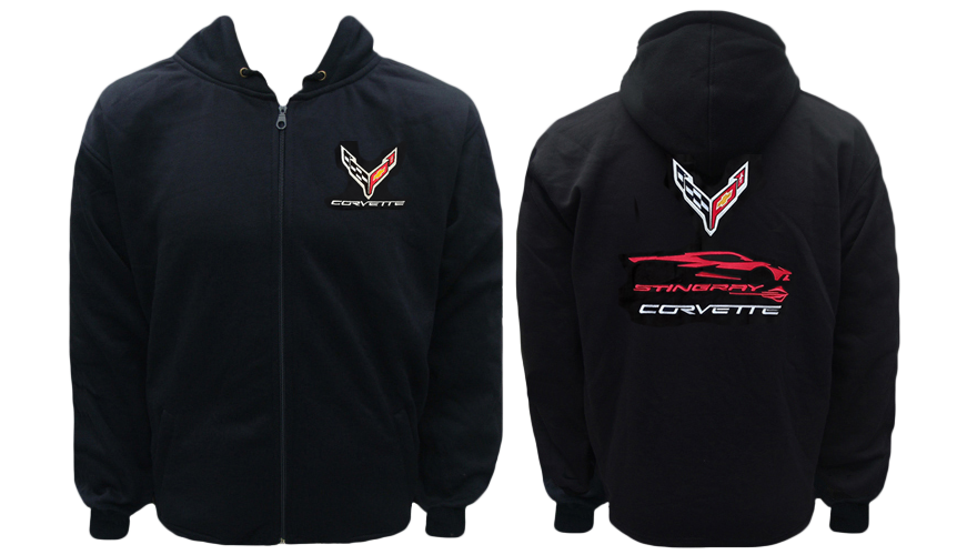 Corvette C8 Stingray Hoodie BLACK