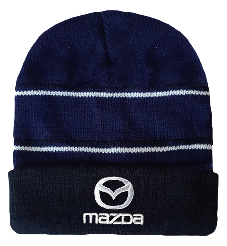 Mazda Beanie Striped
