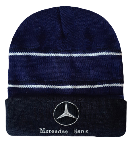 Mercedes Benz Beanie Striped