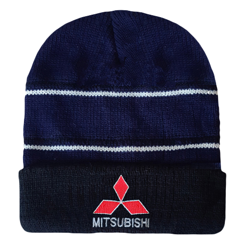 Mitsubishi Racing Beanie Striped