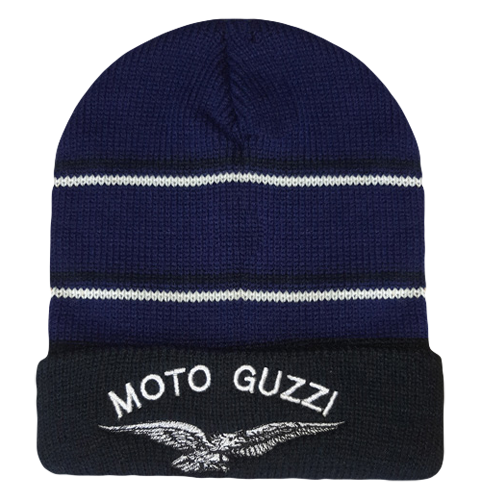 Moto Guzzi Motorbike Beanie with Stripes